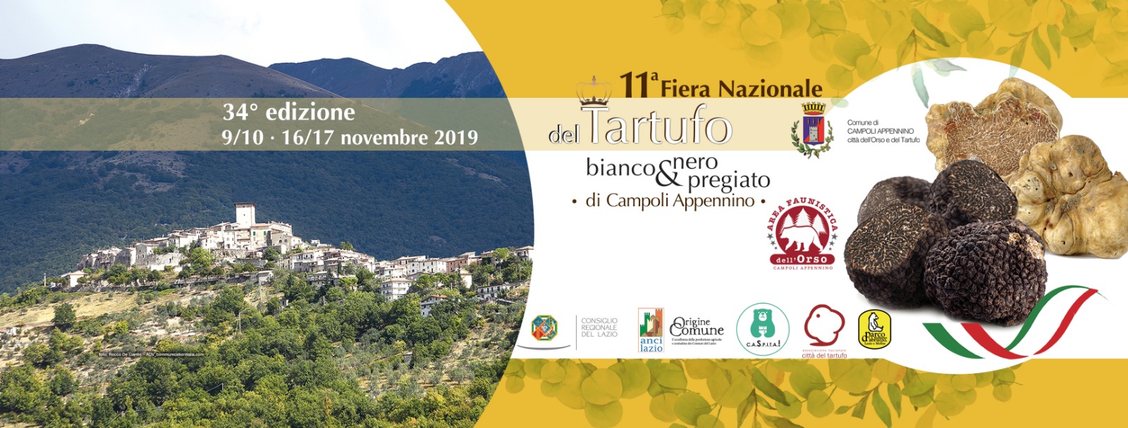 34' Edizione della Fiera Nazionale del Tartufo bianco e nero pregiato di Campoli Appennino